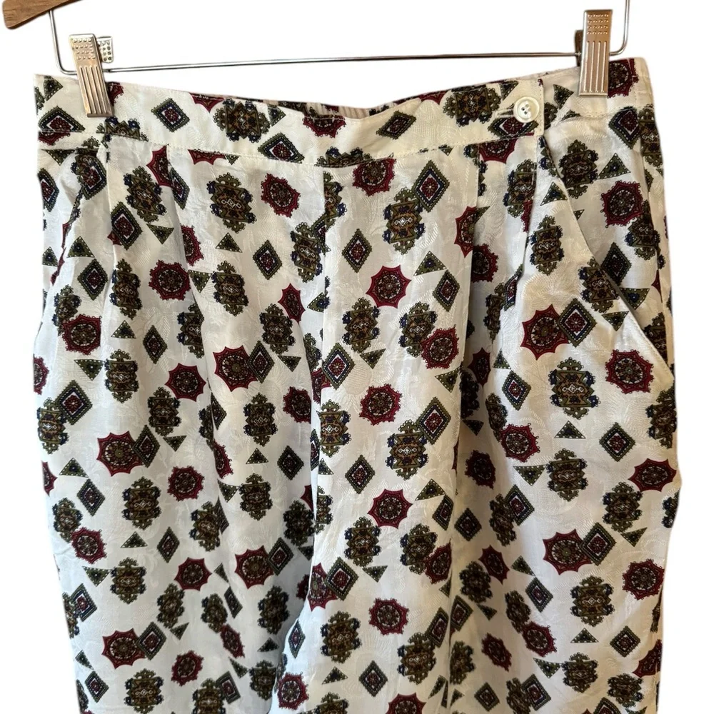 1980s Significance Bold Print‎ Pants - Picture 2 of 8
